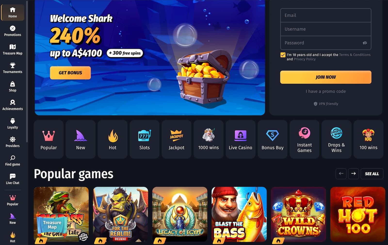 WinShark Casino
